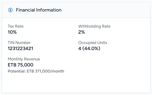 Centralized Property Dashboard